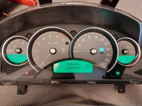 92180609 Gm 2004 Gto 40th Anniversary Grey Gauge Cluster Unprogrammed Mile Low