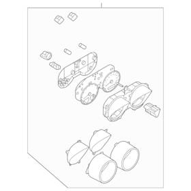 96836877 Gm Genuine Cluster Assembly