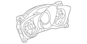 84382580 Gm Genuine Parts Cluster