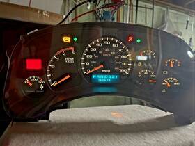 155065280 Gm Trucks 2001-02 Sierra Silverado 2500hd Duramax Diesel Speedometer Cluster Tested 160k