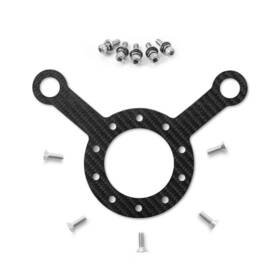 Grant 081126026204 Carbon Fiber Switch Panel With 2-hole Mount - Natural Finish