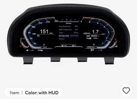 Cm4ybmf105 Hizpo 12.3 Inch Bmw Digital Speedometer With Hud For F01 F02 F03 F06 F10 F11 F12 F13