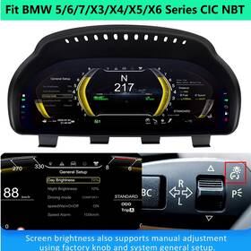 Ybmf104 Hizpo 12.3ftft Digitai Instrument Gauge Cluster Speedometer For Bmw F10 F11 F18 F06 F12