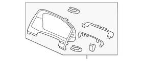 77201-tg7-a02 Honda Genuine Cluster Visor