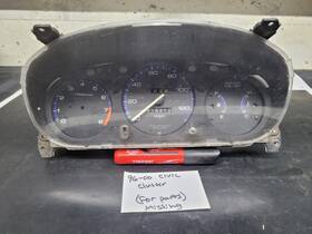 78100-s01-a340 Honda 96-00 Civic Manual Instrument Gauge Cluster Rpm Tach Speedo Ek Oem 121k