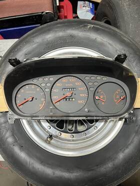 78100-s04-e500 Honda Civic 1996-2000 Ek4 Vti Sir Mt Amber Instrument Cluster Kmh