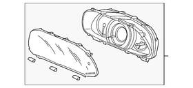 78100-t2f-a43 Honda Genuine Meter Assembly Combination Rewritable