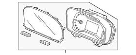 78100-tg8-a26 Honda Genuine Instrument Cluster