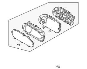 94001-ar150 Hyundai Genuine Cluster Assembly