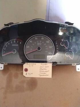 Hyundai 940012h050 2007-2010 Elantra Speedometer Miles N/a 940012h051