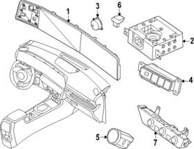 940m3-bf000 Hyundai Genuine Instrument Cluster 940m3-bf000 Hyundai Genuine Instrument Cluster