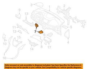 974203xaa04x Hyundai Oem 14-16 Elantra Coupe Instrument Panel-vent Grille Right