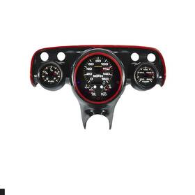 Ap1102-s9020 Intellitronix Analog Gauge Panel 1957 Chevy Bel Air Black Faceplate