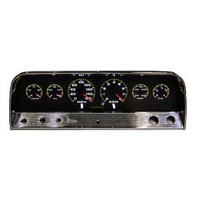 Ap6002 Intellitronix Analog Instrument Cluster With Faceplate Black C10 1964-1966