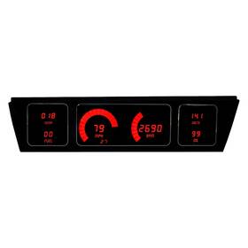 Dp1211r Intellitronix Corp - Direct Fit Led Digital Gauge Panel Red