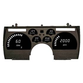 Dp4005w Intellitronix Corp - Direct Fit Led Digital Gauge Panel White