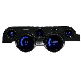 Dp7002b Intellitronix Replacement Panel 67-68 Fits Mustang Blue