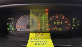 8972081943 Isuzu 99-01 Vehicross Instrument Cluster Gauge Speedometer Oem