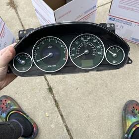 1x4f-10849-bl Jaguar 1x4f10849bl 2002-2003 X-type Instrument Cluster Speedometer 163k Miles 1x4f-10849-bl Jaguar 1x4f10849bl 2002-2003 X-type Instrument Cluster Speedometer 163k Miles