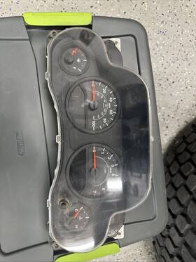 257-07728 Jeep 07-10 Wrangler Jk Speedometer Gauge Instrument Cluster