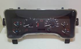 56009170ae Jeep Oem Wrangler Tj White Needle Gauge Cluster 97-02 4.0l Tested- 392 608 Miles