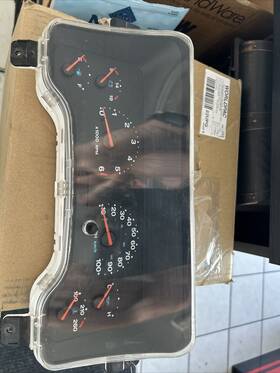 56047016ab Jeep 2003-2004 Wrangler Instrument Cluster Speedometer Gauge 155k Miles