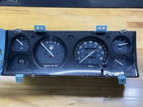 8956002535 Jeep Instrument Speedometer 5 Gauge Cluster 218k Miles For 87-90 Cherokee Wagoneer