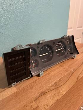 8956002537 Jeep Amc Cherokee Xj Comanche Mj 87-90 Oem 6-gauge Instrument Cluster 240k