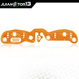 J-02cba3951aor Jijiamotor13 Gauges Printed Circuit Board Orange Fit For 1987-91 Jeep Wrangler Factory Style