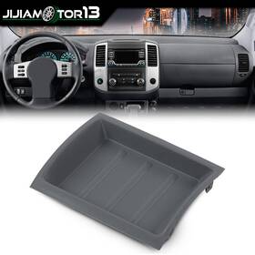J-02itw1666agy Jijiamotor13 Fit For 05-17 Nissan Frontier Pathfinder Upper Dash Bezel Storage Box Gray New