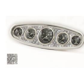 201-006 Johnsons Hot Rod Shop Dash Insert White Pearl Inlay