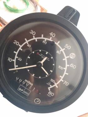 Tco15-6 Kienzle Argo Tco 15-6 Tachograph No Vdo Miles Unimog Mercedes 12v