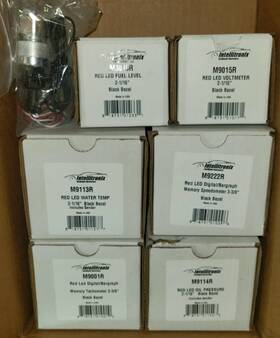 556-m9999r Led Intellitronix Red Digital Guages Part#