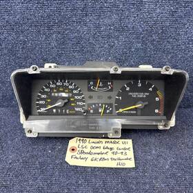 F0lf-0b855-aa Lincoln 90 91 92 Mark Vii Lsc Speedometer Instrument Gauge Cluster Oem Factory