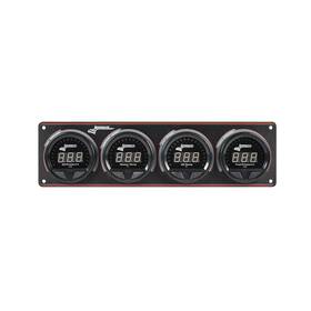 52-44666 Longacre Digital Elite Waterproof 4 Gauge Set Panel