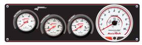 52-46907 Longacre - 3-gauge Panel Oil Pressure/water Temp/oil Temp/tachometer
