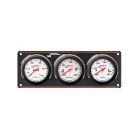52-46913 Longacre Sportsman Elite 3 Gauge Panel Oil/water
