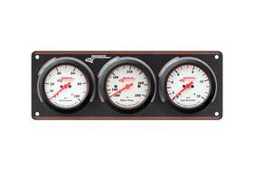 52-46914 Longacre - 3-gauge Panel Oil Pressure/water Temp/fuel Pressure