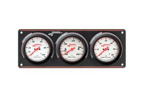 52-46915 Longacre - 3-gauge Panel Oil Pressure/water Temp/water Pressure