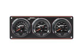 Lon52-44561 Longacre Waterproof Smi 3 Gauge Panel Op/wt/ot 52-44561