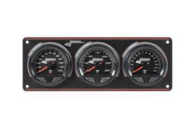 Lon52-44562 Longacre Waterproof Smi 3 Gauge Panel Op/wt/fp 52-44562