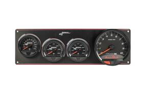 Lon52-44573 Longacre Waterproof Smi 3 Gauge Panel With Tach Op/wt/ot 52-44573