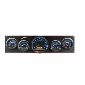 Lon52-44577 Longacre Waterproof Smi 4 Gauge Panel With Tach Op/wt/ot/fp 52-44577