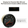 M659 Porsche And Ruf Display For Instrument Gauge Clusters Miles Version