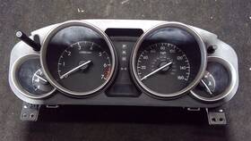 257-53939 Mazda Speedometer Cluster From 10/26/09 Blacked Out Panel Mph Fits 10 6 903666