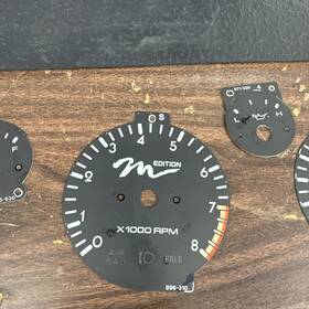 8232-f Mazda 1997 M-edition Miata Mx5 Oem Gauge Cluster Instrument Gas Speed Faces