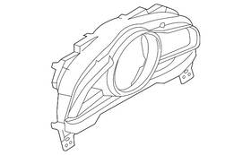 B63c-55-214 Mazda Genuine Cluster Bezel