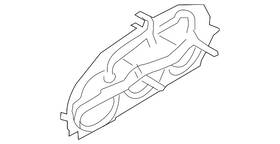 Mazda Bp4l-55-446 Genuine Instrument Cluster Housing