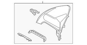 Db3a-55-420b-02 Mazda Genuine Cluster Bezel