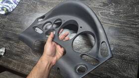 F132-55-420b Mazda Rx-7 Fd3s Lhd Carbon Fiber Cluster Bezel